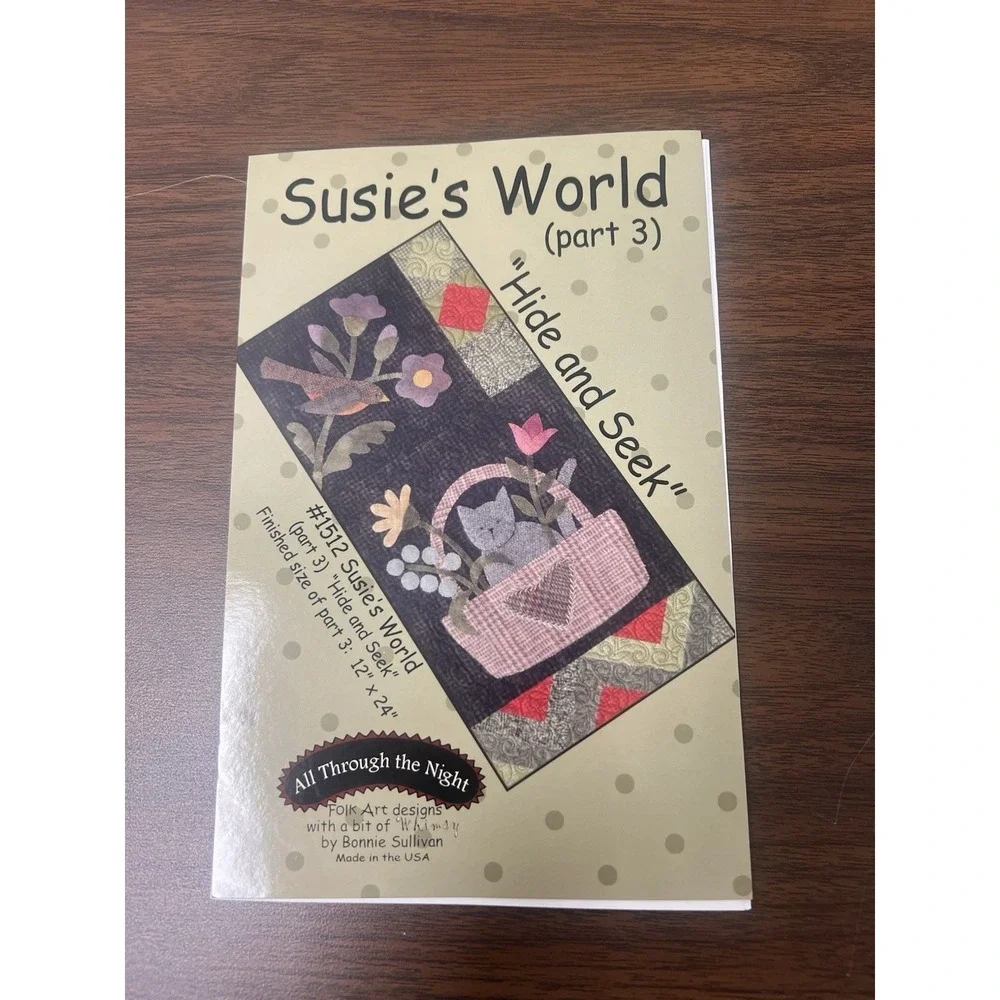 Susie's World Block Of The Month‎ by Keepsake Quilting Month 3 Hide & Seek Cat